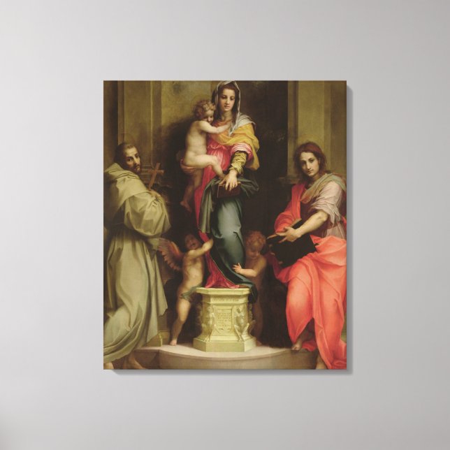 Toile Madonna of the Harpies, 1517 (Recto)