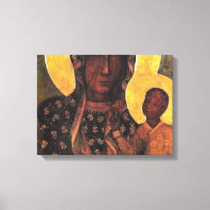 Toile Madonna Pologne Notre Dame De Czestochowa