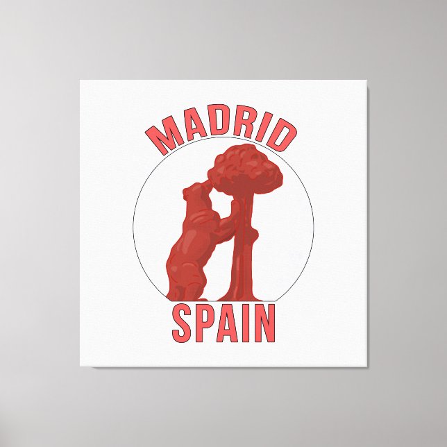 Toile Madrid Espagne (Recto)