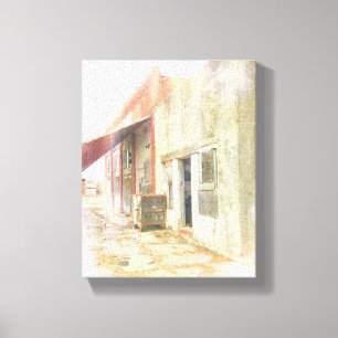 Toile Magasin d'alimentation rural abandonné