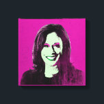 Toile Magenta Kamala Harris Pop Art<br><div class="desc">Political Pop Art Gear et Political Gifts from PolitiClothes.com & PolitiCardz.com Trouvez les cadeaux politiques et électoraux les plus uniques, y compris : T-shirts politiques, Stickers politiques, Boutons politiques, Affiches politiques, Épingles politiques, Cartes politiques, Mugs politiques, Affiches politiques, Signes politiques et plus encore! Art politique et équipement : http://www.PolitiClothes.com Cartes...</div>