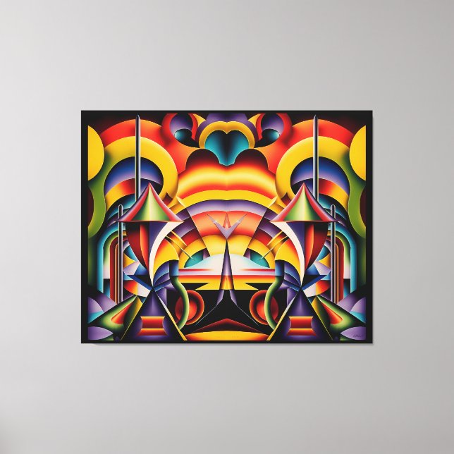 Toile Magic Faces in Magic Places (Recto)