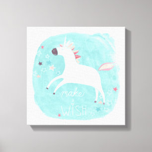 Toile Magic Unicorn Squad - Faites un voeu