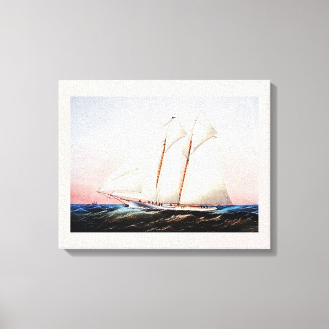 Toile Magic, yacht de goélette (Recto)