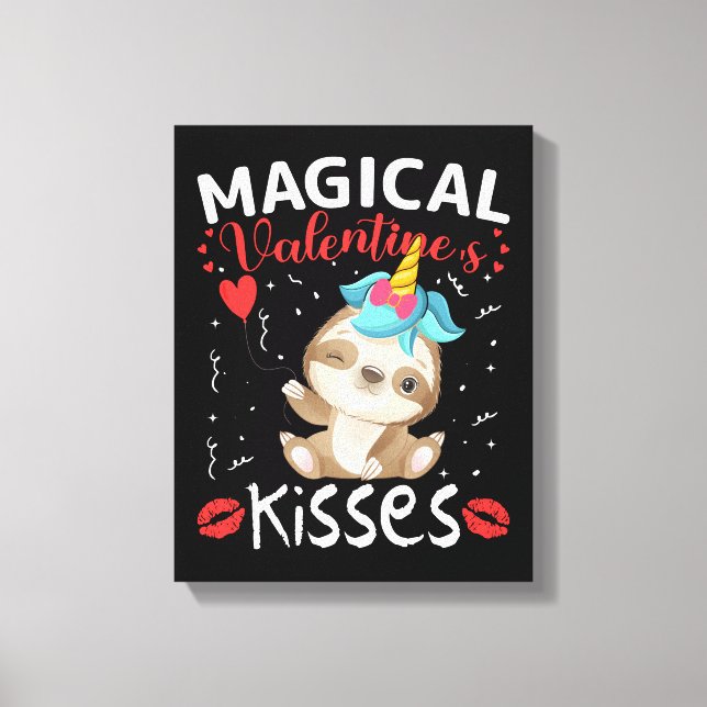 Toile Magical Valentine's Kisses (Recto)