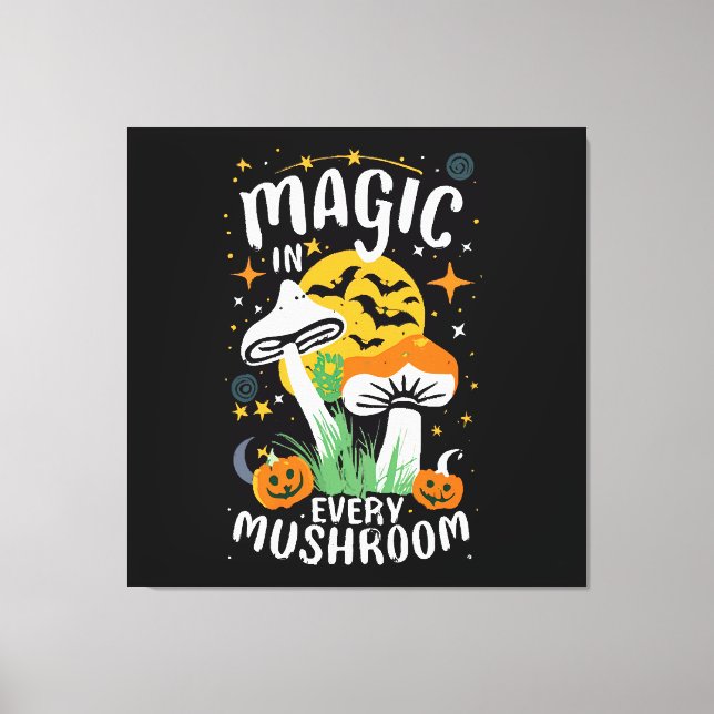 Toile Magie dans chaque champignon ! (Recto)