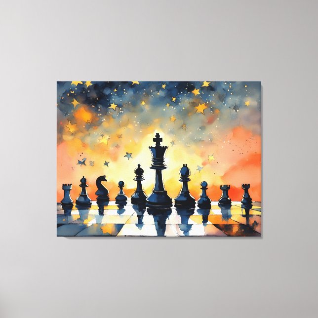 Toile Magie des échecs (Recto)