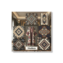 Magie Géométrique Motifs Albanais Luxe Beaux-Arts