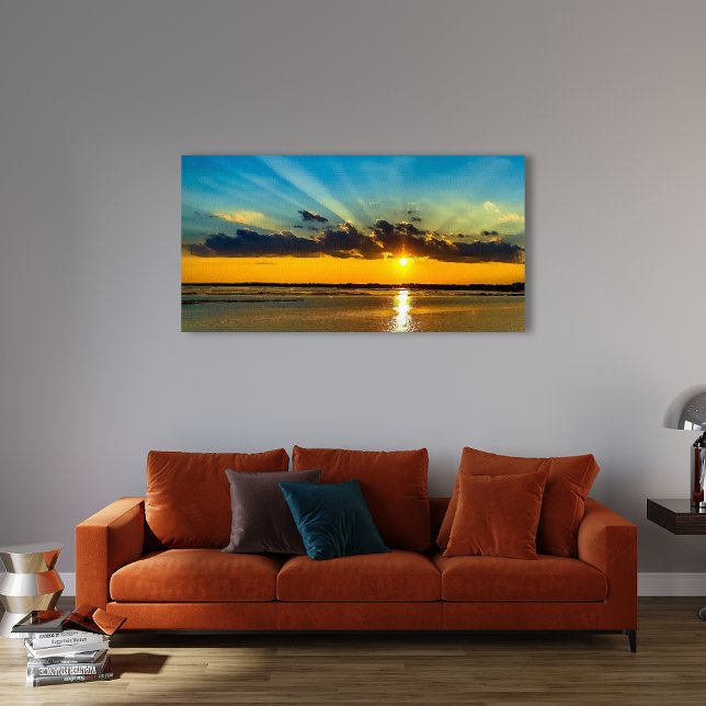 Toile Magnifique ciel aux rayons de soleil (Créateur téléchargé)