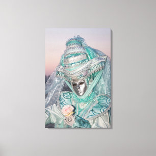 Toile Magnifique costume de carnaval, Venise