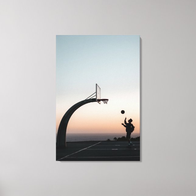 Toile Magnifique panier de basket (Recto)