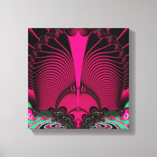 Toile Magnifique Sunrise Reflections Fractal (Recto)