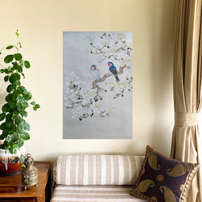Toile Magnolia blanc (Créateur téléchargé)