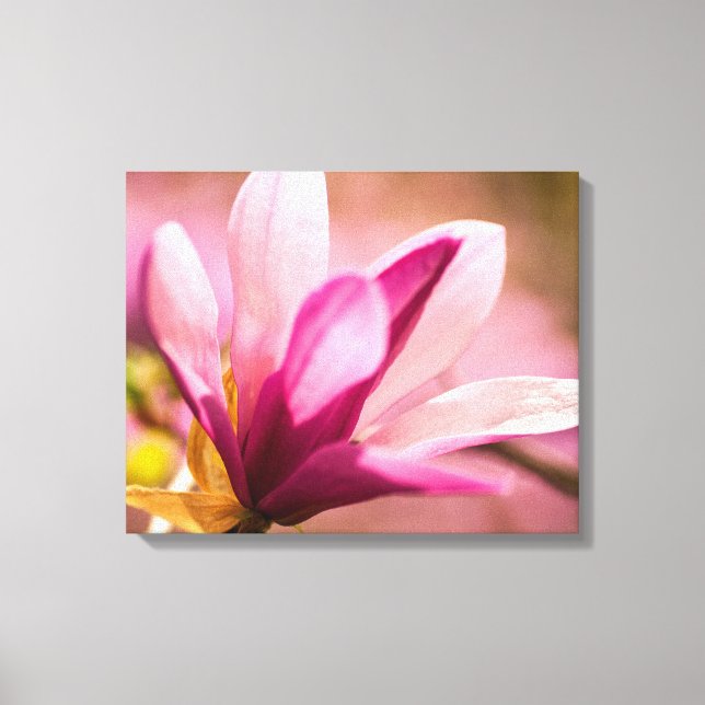 Toile Magnolia rose (Recto)