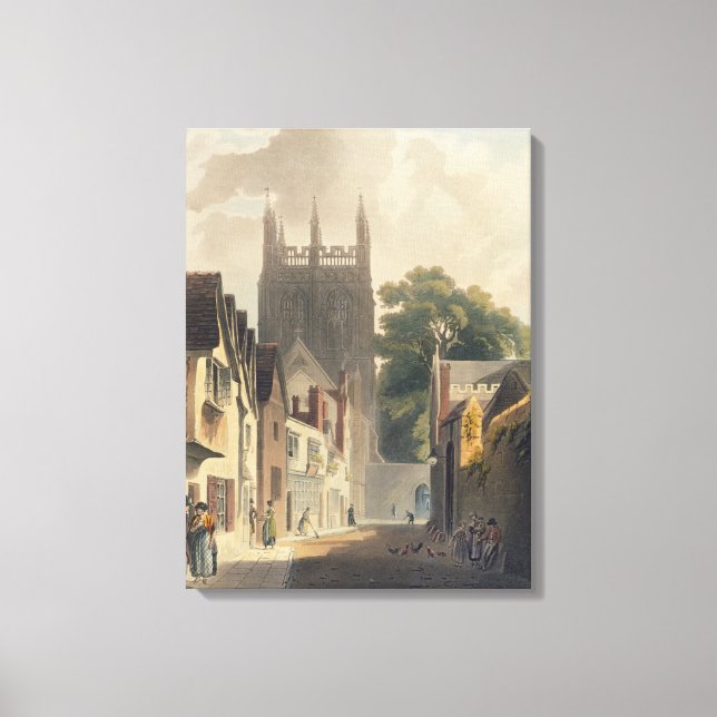 Toile Magpie Lane, Oxford. (Recto)