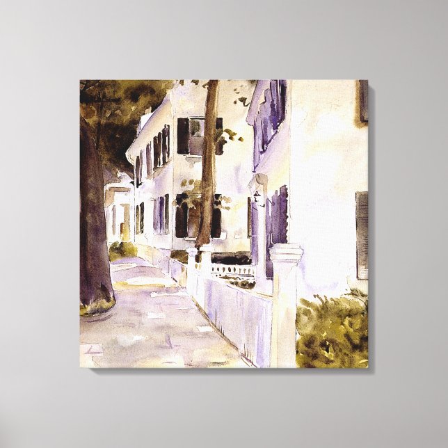 Toile Main Street, Nantucket, peinture célèbre (Recto)