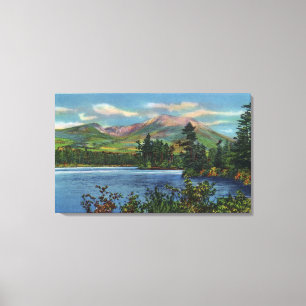 Toile MaineView de bâti Katahdin et d'étang de Daicey