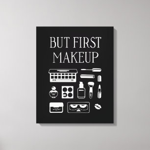 Toile Mais premier maquillage