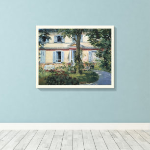 Toile Maison à Rueil d'Edouard Manet, Beaux-Arts Anciens