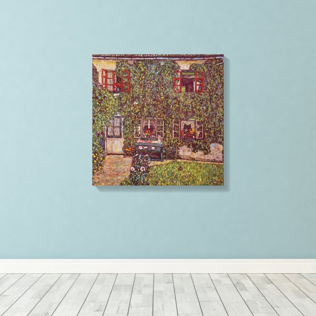 Toile Maison de Guardaboschi par Gustav Klimt, Art Vinta (Insitu (Plancher de Bois))