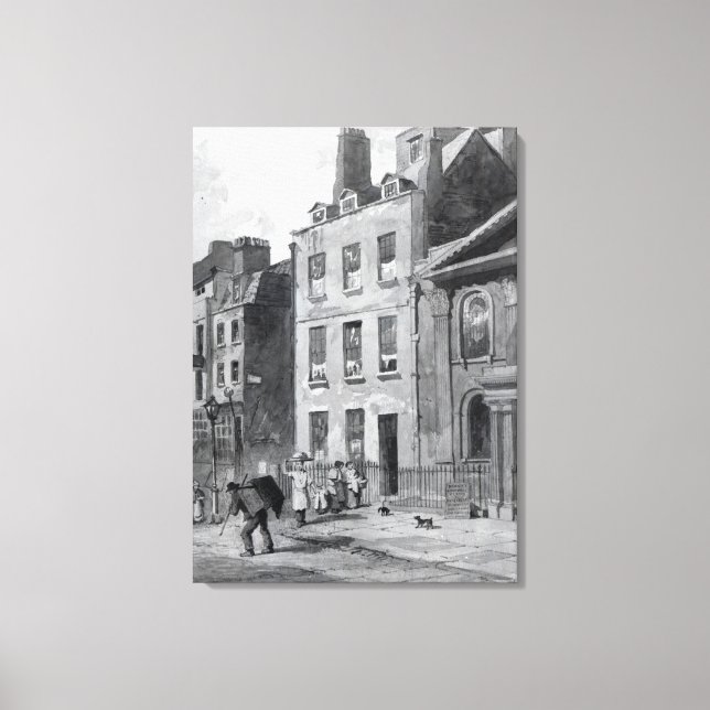 Toile Maison de Sir Isaac Newton (Recto)