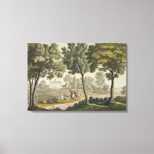 Toile Maison de Washington à Mount Vernon, de 'Le Costu (Recto)