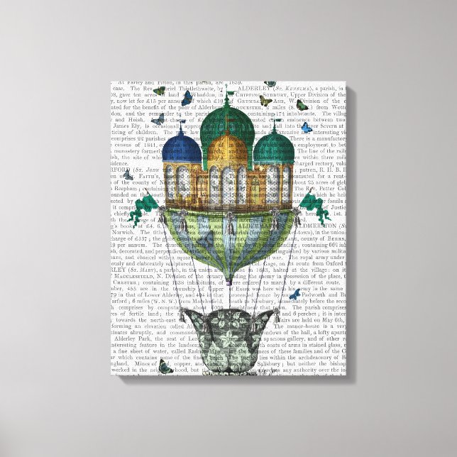Toile Maison des papillons (Recto)