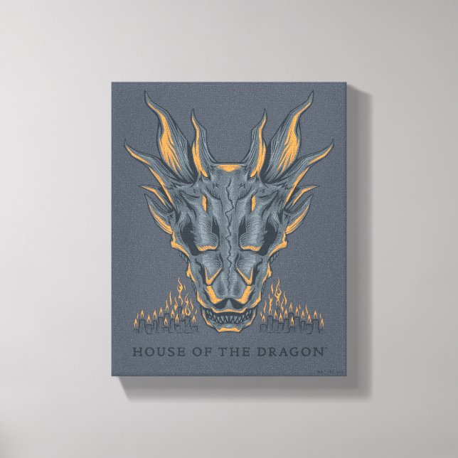Toile MAISON DU DRAGON | Altar à bougie de Balerion (Recto)