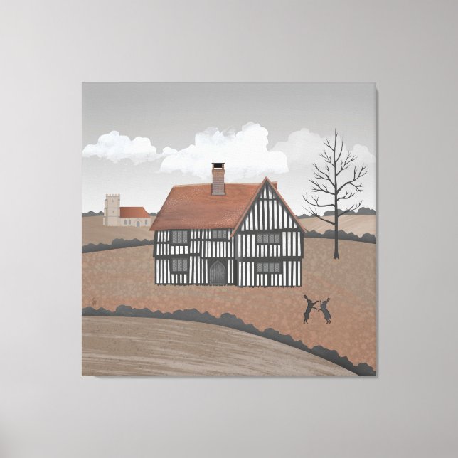 Toile Maison du lièvre (Recto)