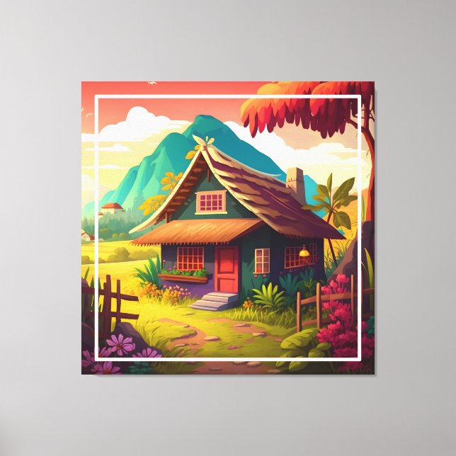 Toile Maison traditionnelle philippine-36543 (Recto)