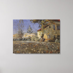 Toile Maison vintage Mourier-Petersen dans le jardin