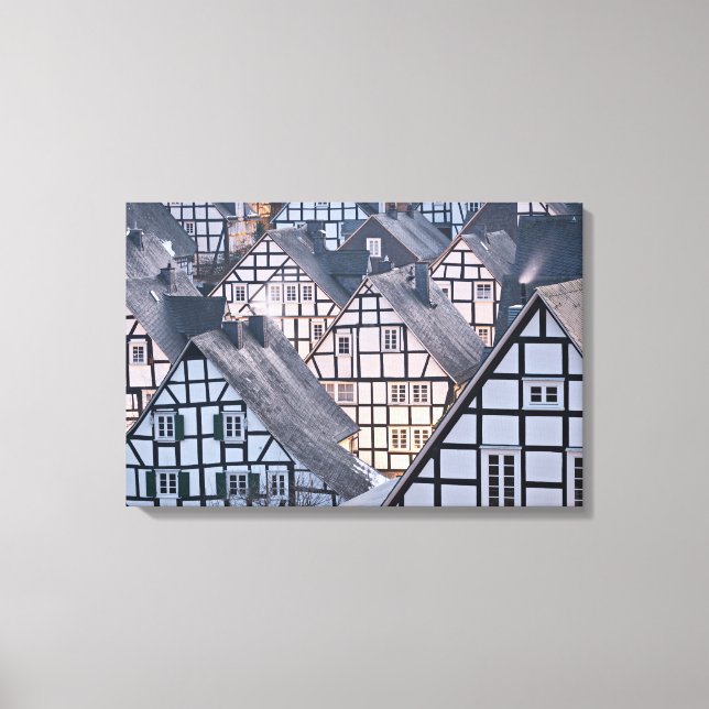 Toile Maisons à colombages en Freudenberg, Allemagne (Recto)