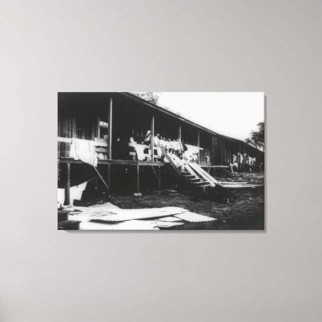 Toile Maisons japonaises à Hawaii Photo (Recto)