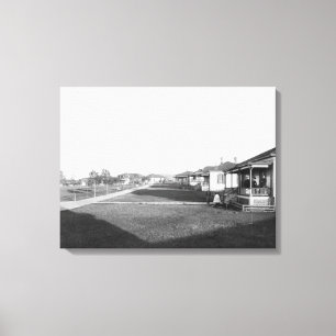 Toile Maisons militaires dans la zone résidentielle de F