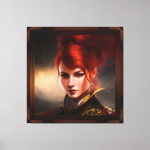 Toile Maîtresse du vent AI Concept Art par Xzendor7