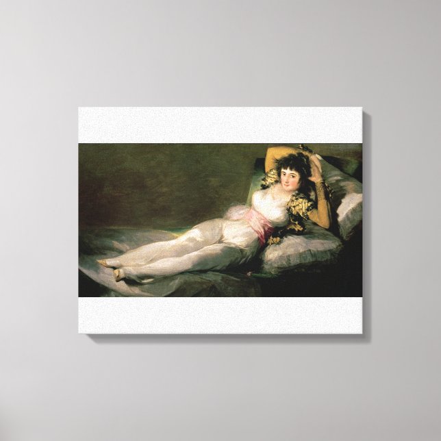 Toile Maja habillée, vers 1800 (Recto)
