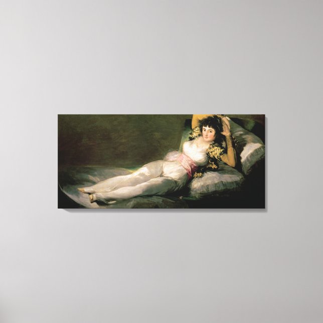 Toile Maja habillée, vers 1800 (Recto)