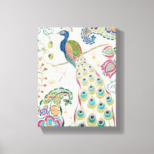 Toile Majestic Blue Peacock