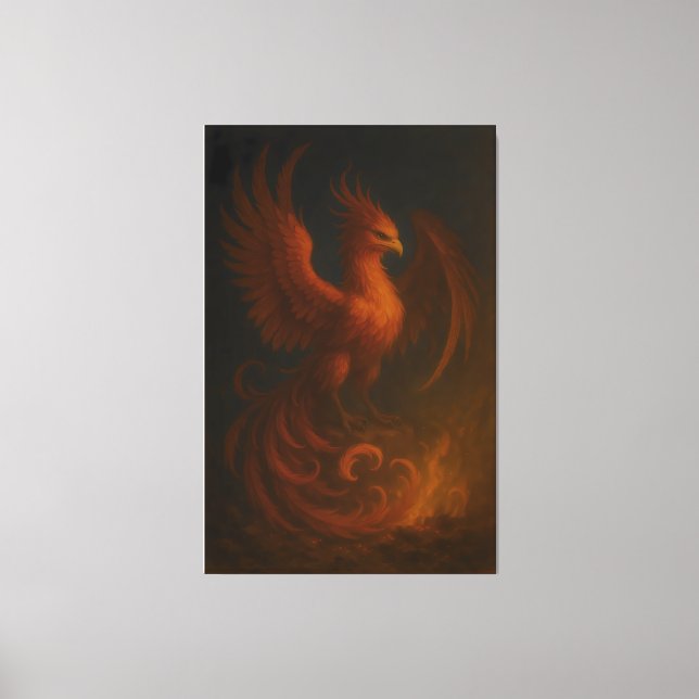 Toile Majestic Phoenix • Fine Art Canvas (Recto)
