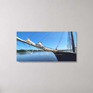Toile Majestic Schooner Sailboat Photographie nautique