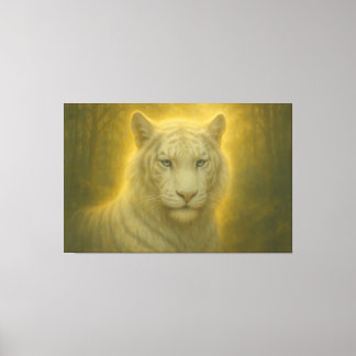 Toile Majestic White Tiger – Fine Art Print