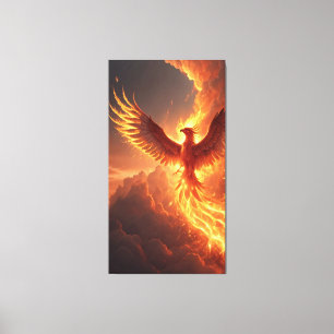 Toile majestueux phoenix ​ renaître ​ ses braises