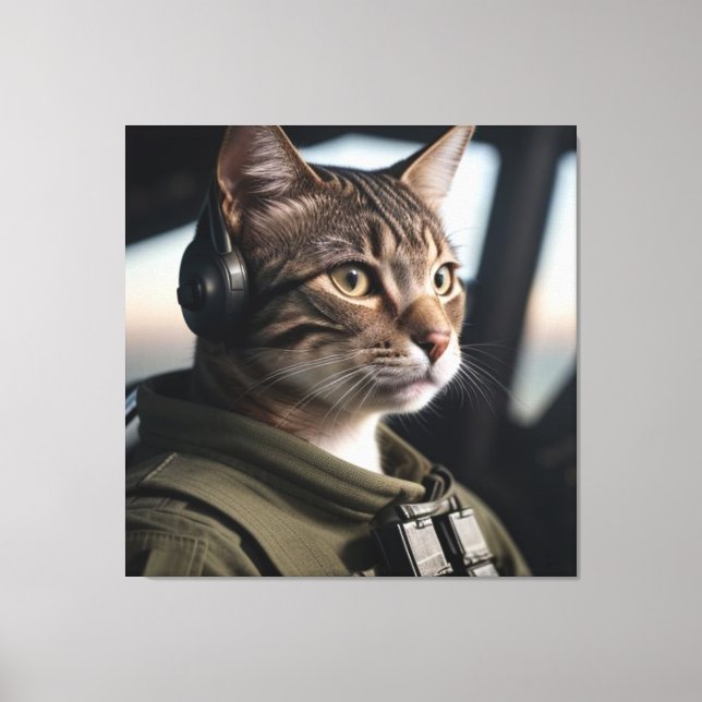 TOILE MAJEUR TOM CAT NO 1 IMPRIMER ART (Recto)