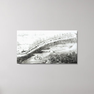 Toile Majorité Gracieuse et Escort quittant