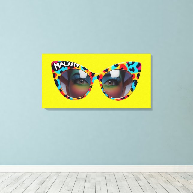 Toile MAL ANTIE / Crazy Aunt Afrikaans humor (Insitu (Plancher de Bois))