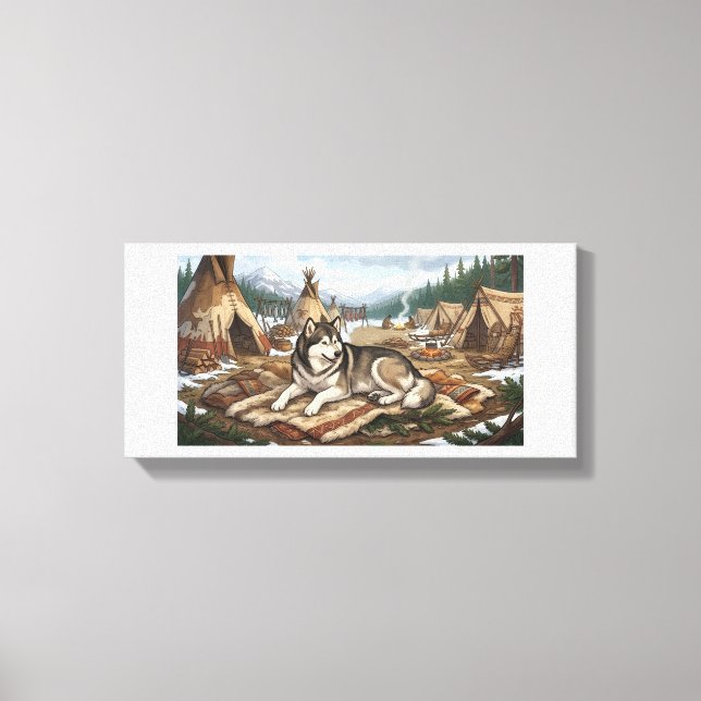 Toile Malamute indigène   (Recto)