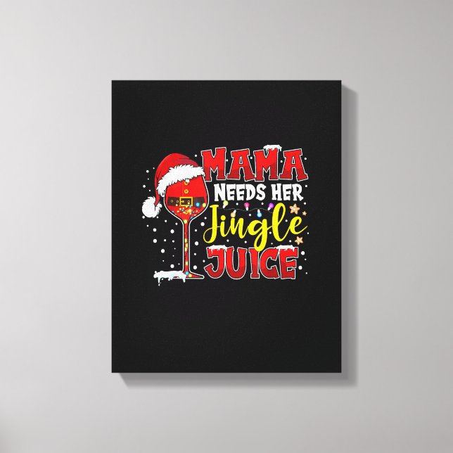Toile Maman a besoin de son Jus de Jingle Fantastique lu (Recto)