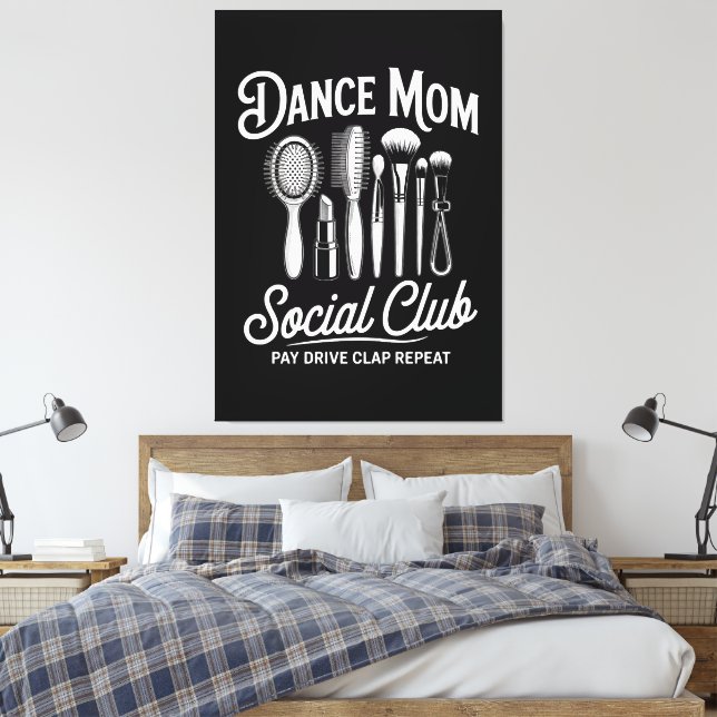 Toile Maman du club social de maman de danse (Insitu(Chambre))