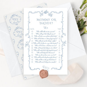 Toile maman française ou baby shower papa