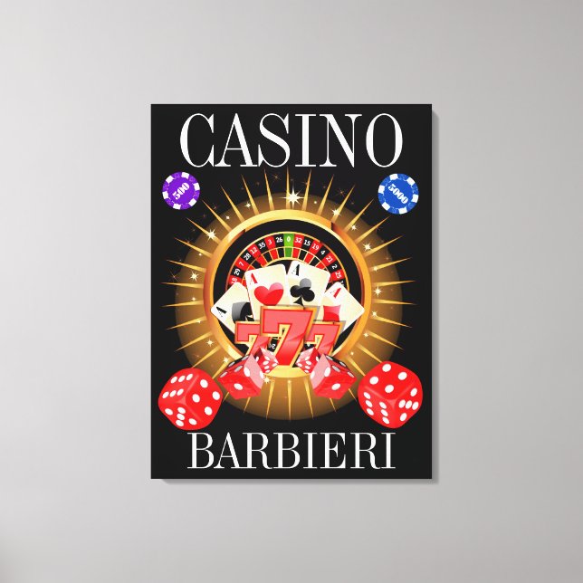 Toile Man Cave Your Casino Canvas Art (Recto)